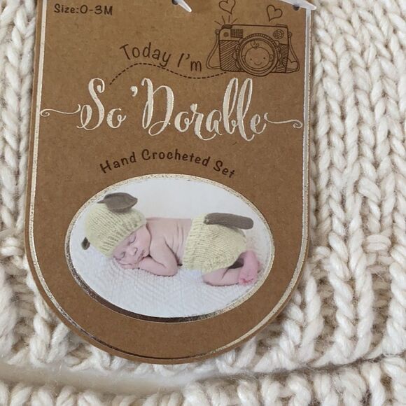 3/$15 Hand crafted Crocheted Set - Picture 5 of 6